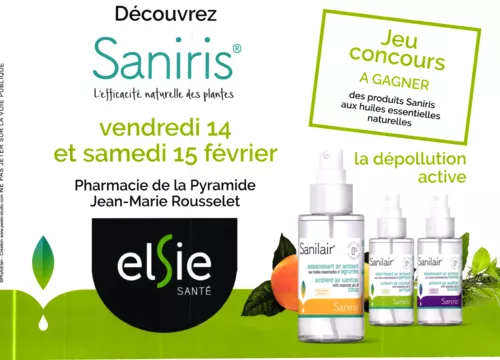 Saniris Dépollution active naturelle de la maison - Pharmacie de la pyramide - Romorantin (loir et cher 41)