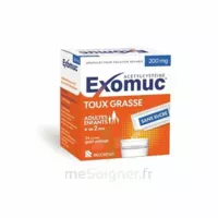 Exomuc 200 Mg, Granulés Pour Solution Buvable En Sachet 24 Sachets/3g à ROMORANTIN-LANTHENAY