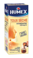 Humex 0,33 Mg/ml Solution Buvable Toux Sèche Oxomemazine Sans Sucre édulcorée à L'acésulfame Potassique Fl/150ml à ROMORANTIN-LANTHENAY