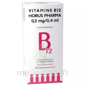 Vitamine B12 Horus Pharma 0,05 % Collyre Sol En Récipient Unidose 20unid/0,4ml à ROMORANTIN-LANTHENAY