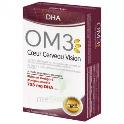Om3 Dha Coeur Cerveau Vision Caps B/60 à ROMORANTIN-LANTHENAY