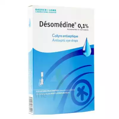 Desomedine 0,1 % Collyre Sol 10fl/0,6ml à ROMORANTIN-LANTHENAY