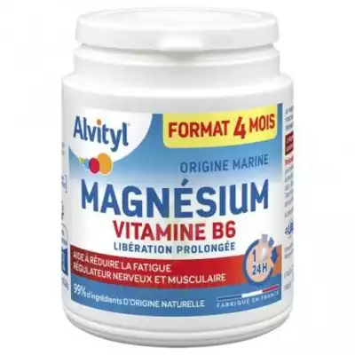 Alvityl Magnésium Vitamine B6 Libération Prolongée Comprimés Lp Pot/120 à ROMORANTIN-LANTHENAY