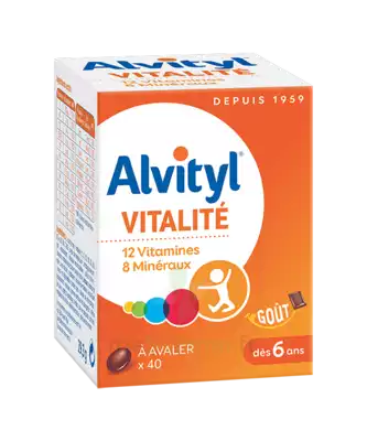 Alvityl Vitalité à Avaler Comprimés B/40 à ROMORANTIN-LANTHENAY